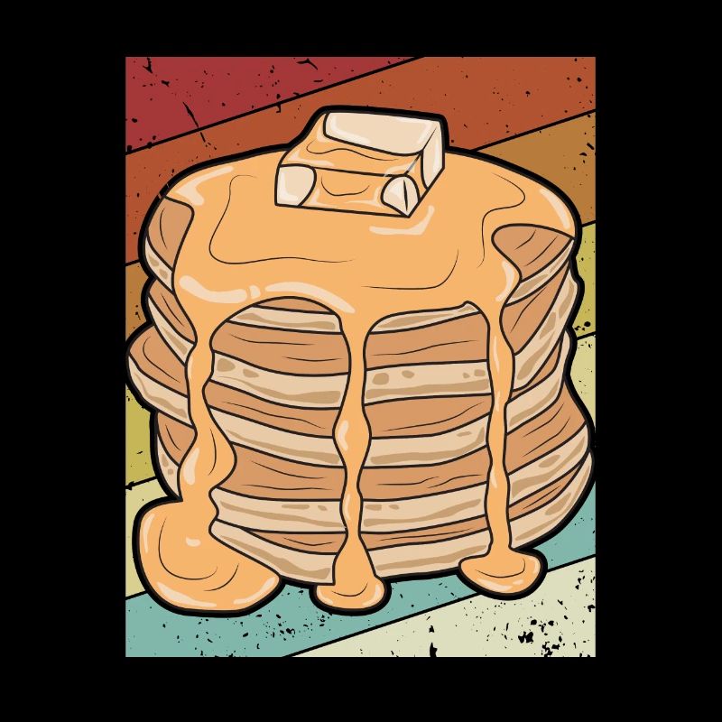 Retro Recipes Flapjack Griddlecake Lover Pancake