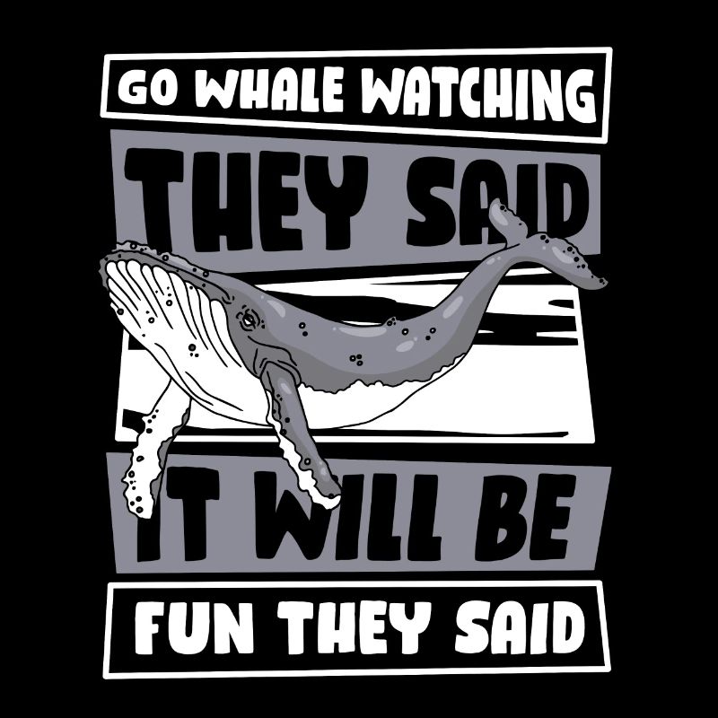 Es wird Spaß machen, sagten sie, blauer Beluga, Wal