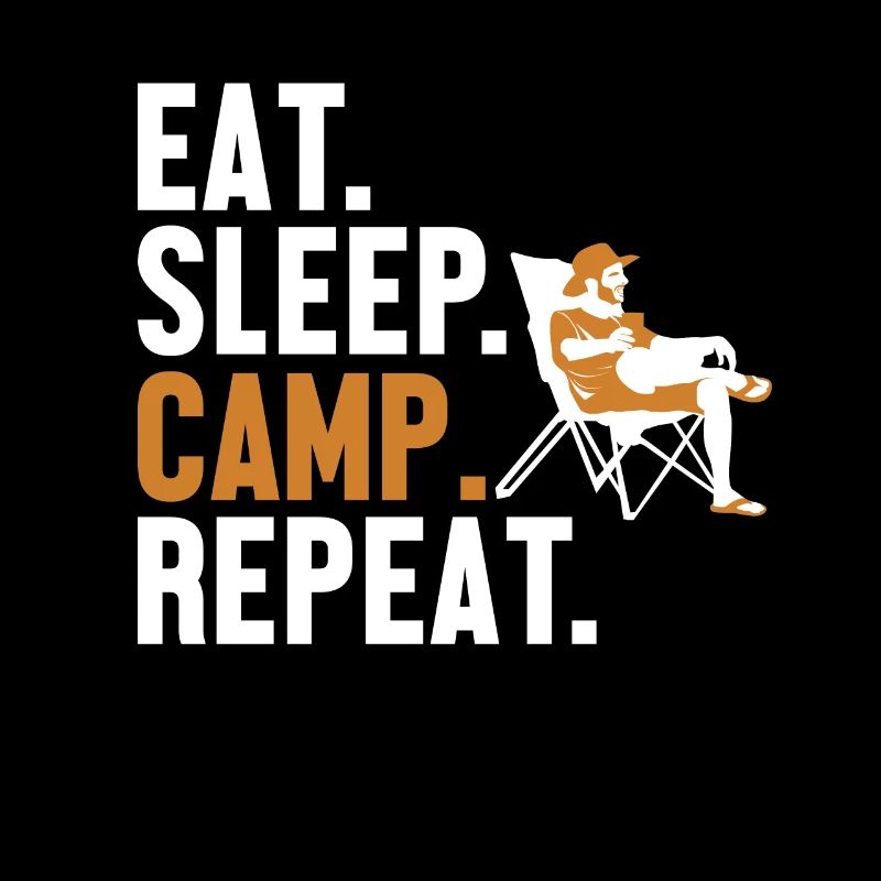 Eat Sleep Camp Repeat Tents Glamping