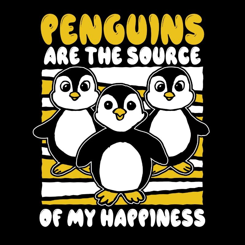 Penguins Are The Source Of My Happiness Seabird