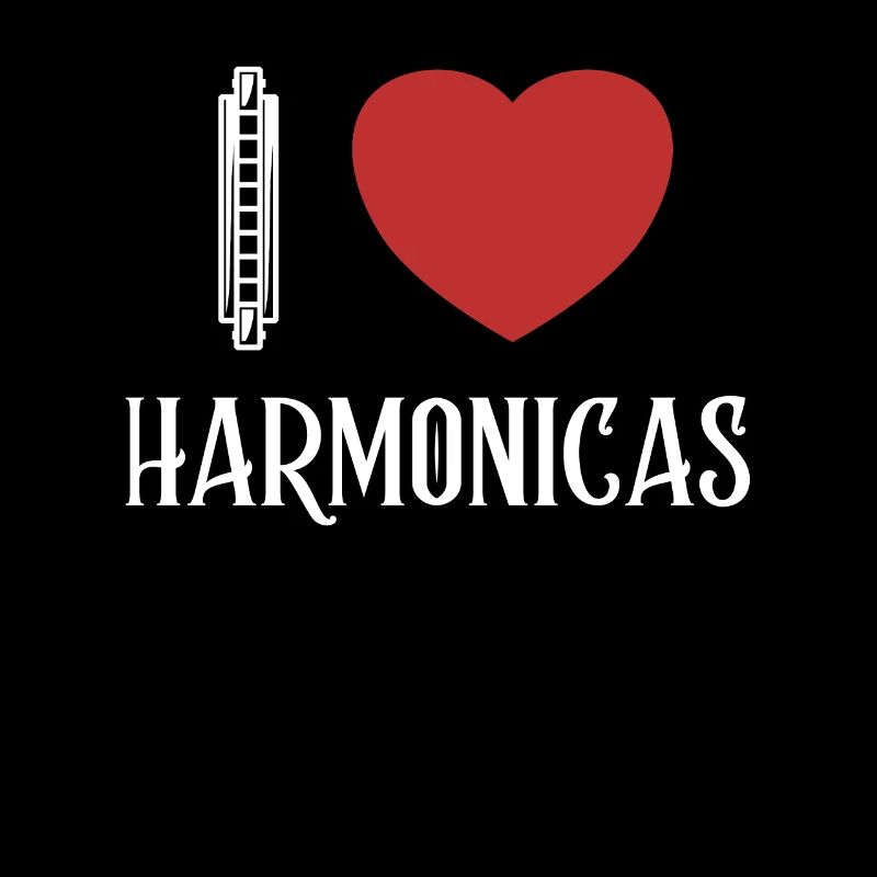 I love Harmonicas Harmonist Harmonicist Mouth