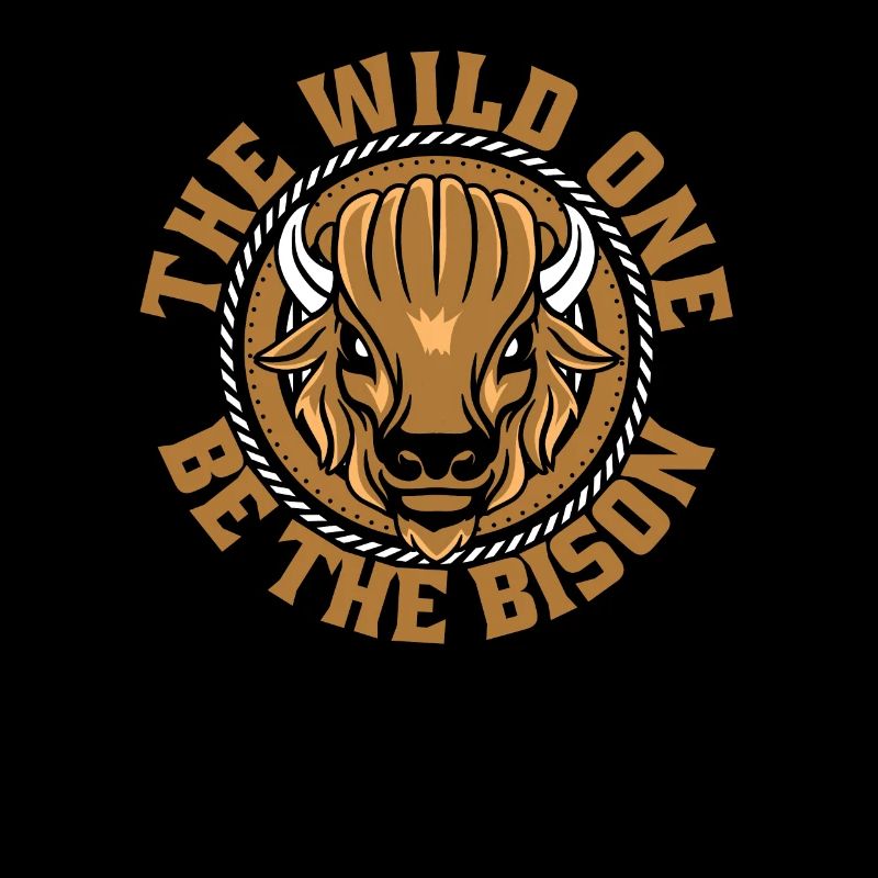 Der Wilde Sei der Bison Büffel Amerikanischer Bison