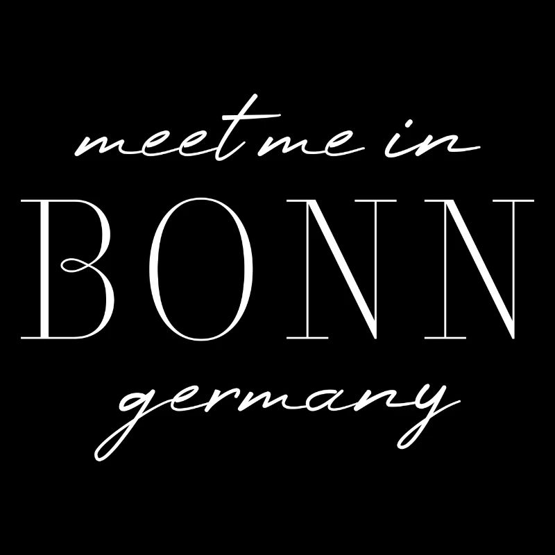 Bonn, Germany Elegance Style Design T-Shirt