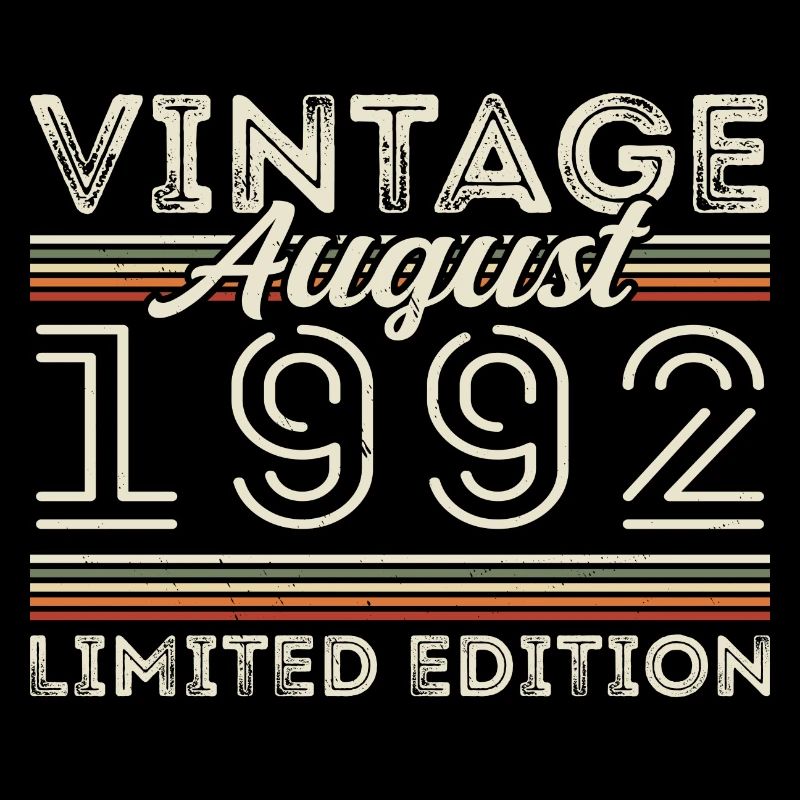 August 1992 Legend since August 1992 Vintage 1992