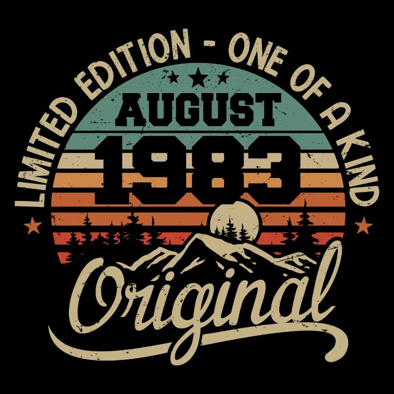 August 1983 Birthday Gift - Born August 1983