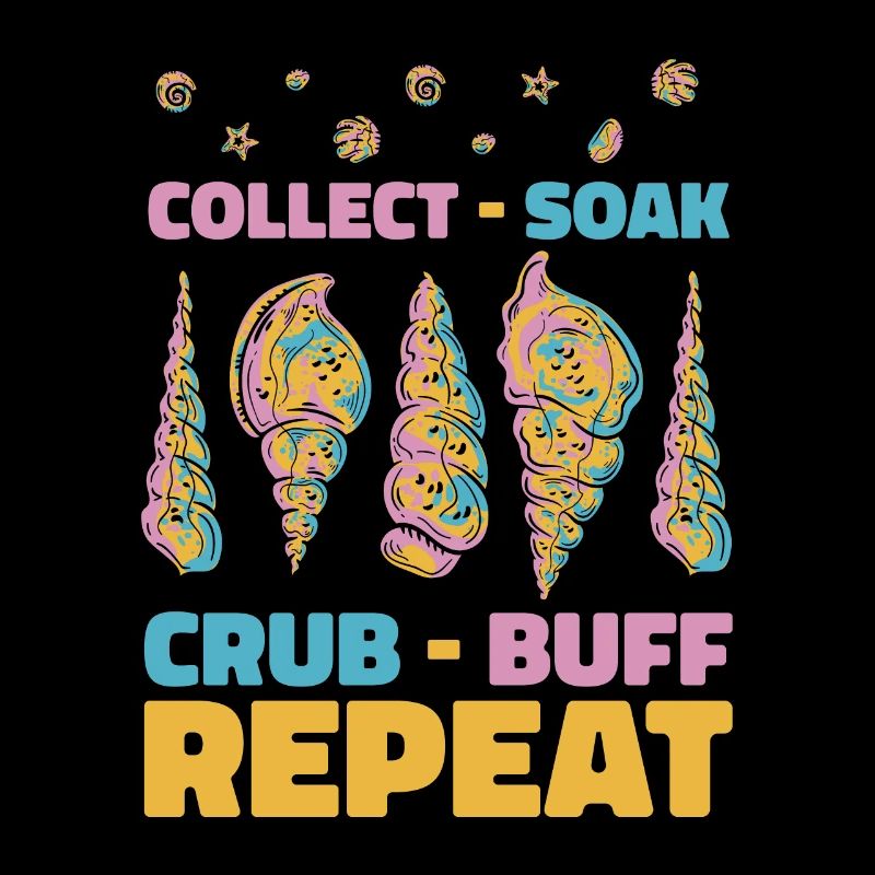 Sammeln Soak Crub Repeat Bivalvia Seashell