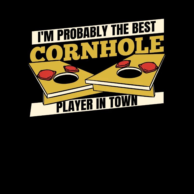 Bester Cornhole Player In Town Sitzsack Spielbretter