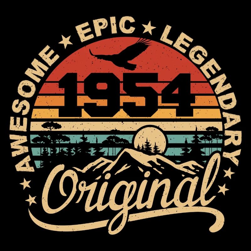 Original 1954 Birthday Gift 1954 Retro 1954