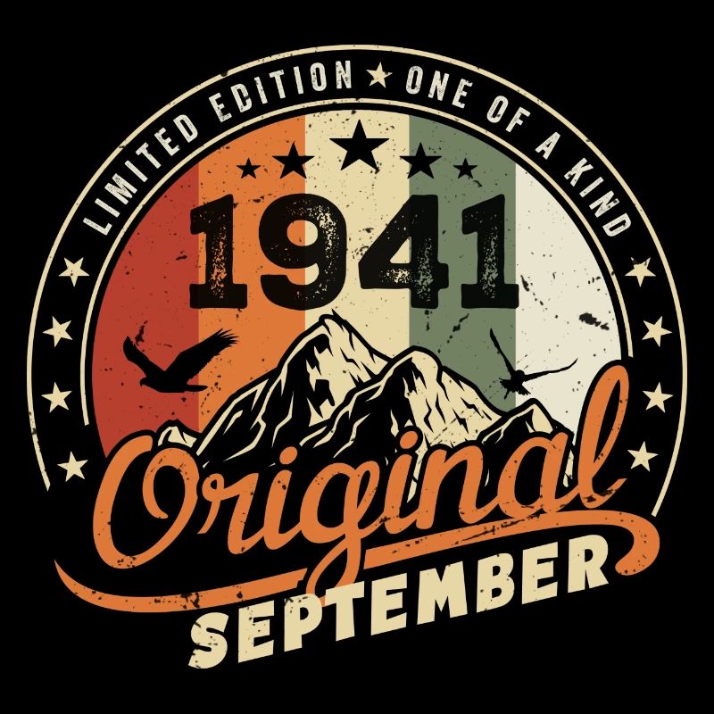 Vintage Geburtstagsgeschenk Geboren im September 1941