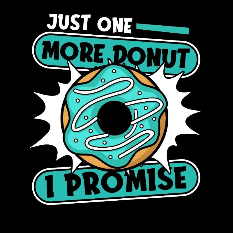 Nur noch ein Donut, ich verspreche, Donut, glasiert