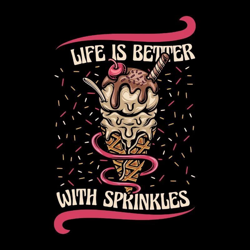 Life Is Better With Sprinkles Gelato Maker Lover