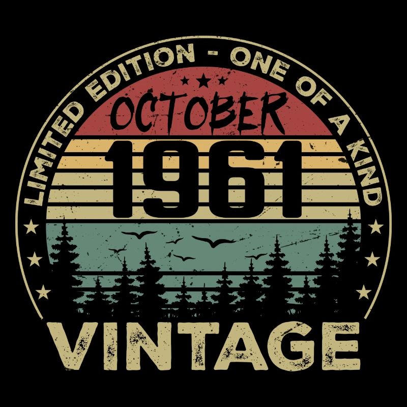 Vintage Anniversary Made in October 1961