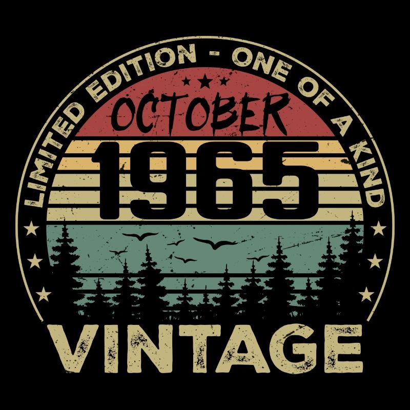 Vintage Anniversary Made in October 1965