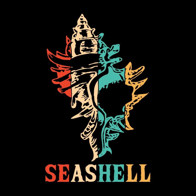 Retro Seashell Shelling Bag Bivalvia Seashell