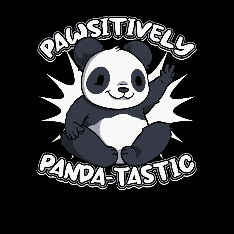 Pawsitively Panda-Tastic Panda Bear Friend Lover