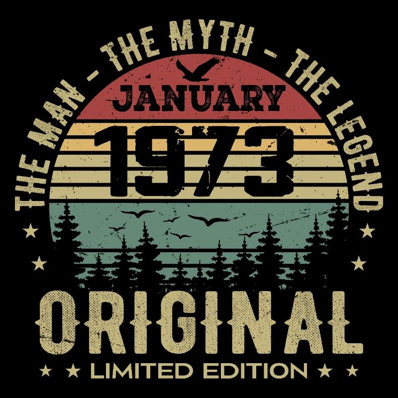 Cadeau D'anniversaire 52 ans, Nées En Janvier 1973