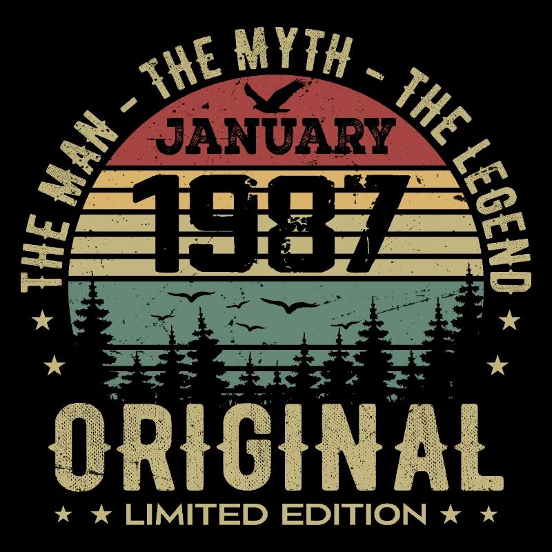 Cadeau D'anniversaire 38 ans, Nées En Janvier 1987