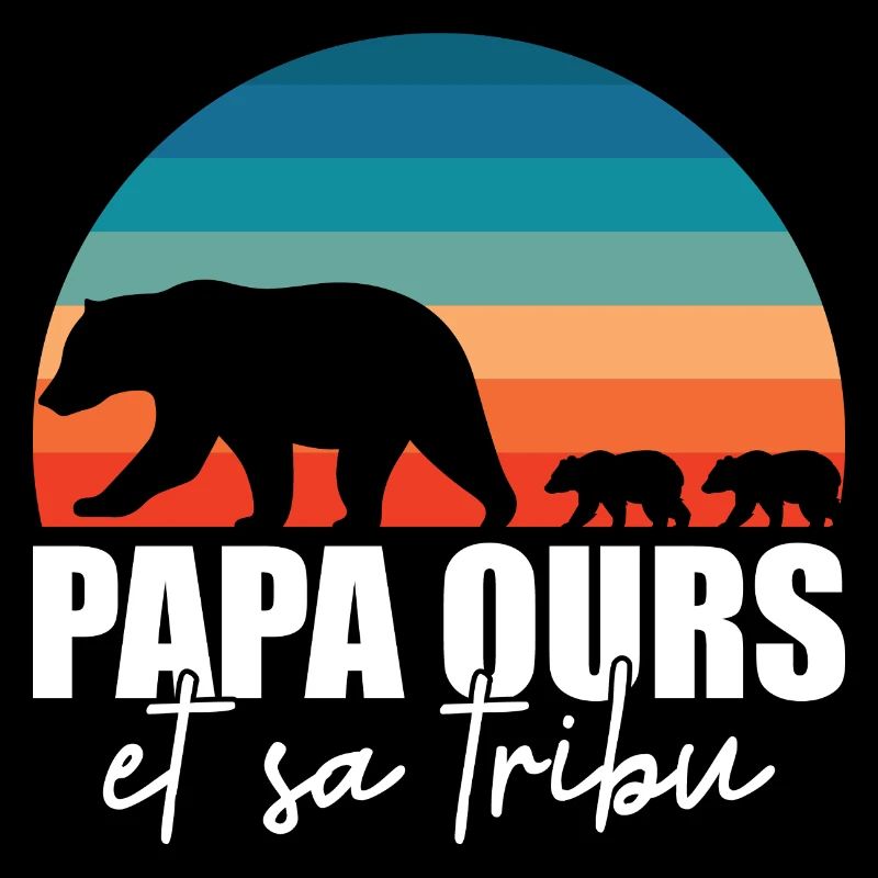 Papa ours - Petits ours