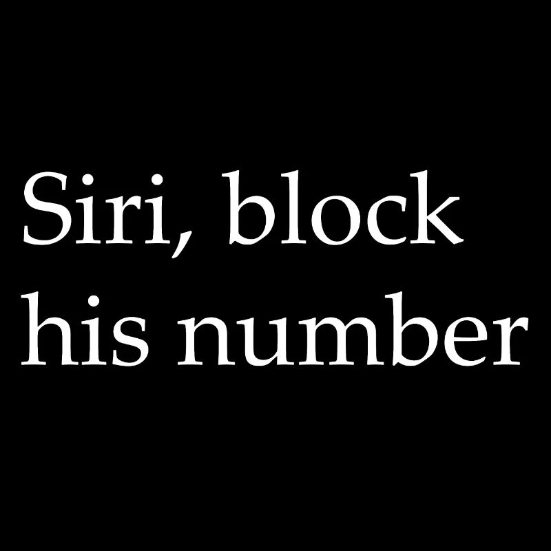 Siri bloque son numéro