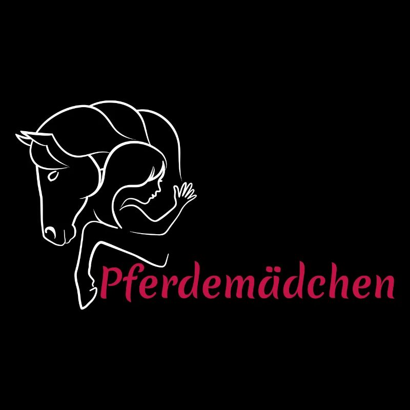 Pferdemädchen weiss