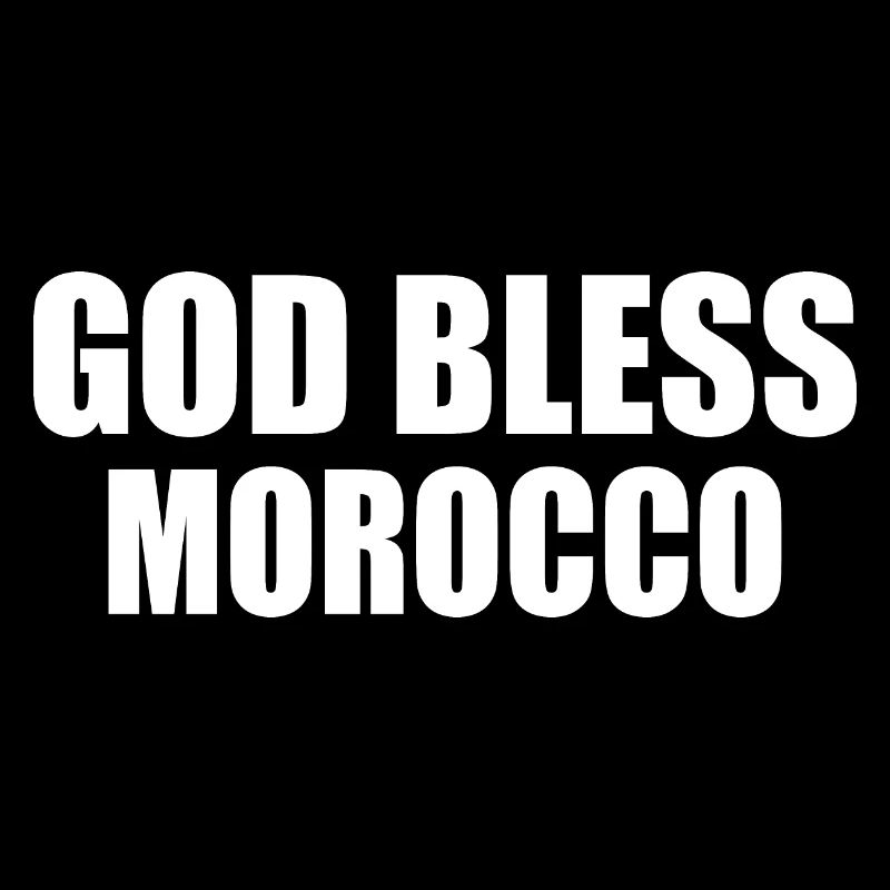 God bless morocco
