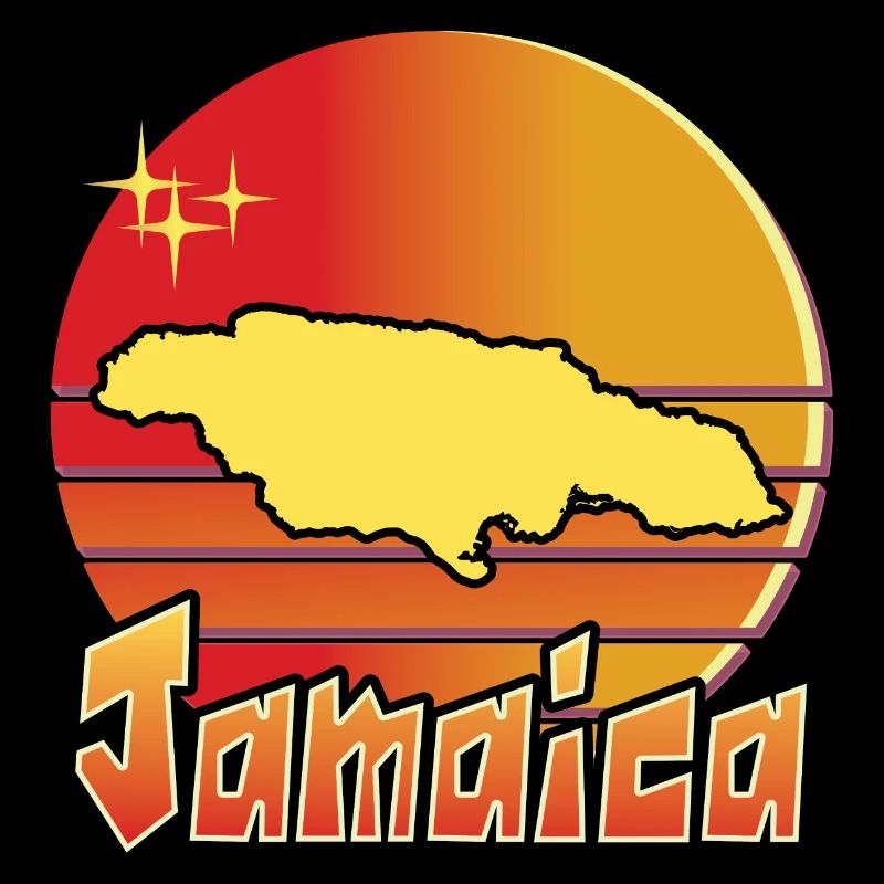 Nice souvenir gift idea map from Jamaica