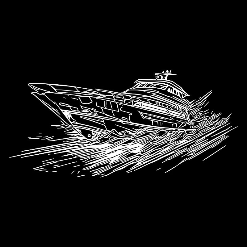 Yacht rapide pour les capitaines et les skippers cool