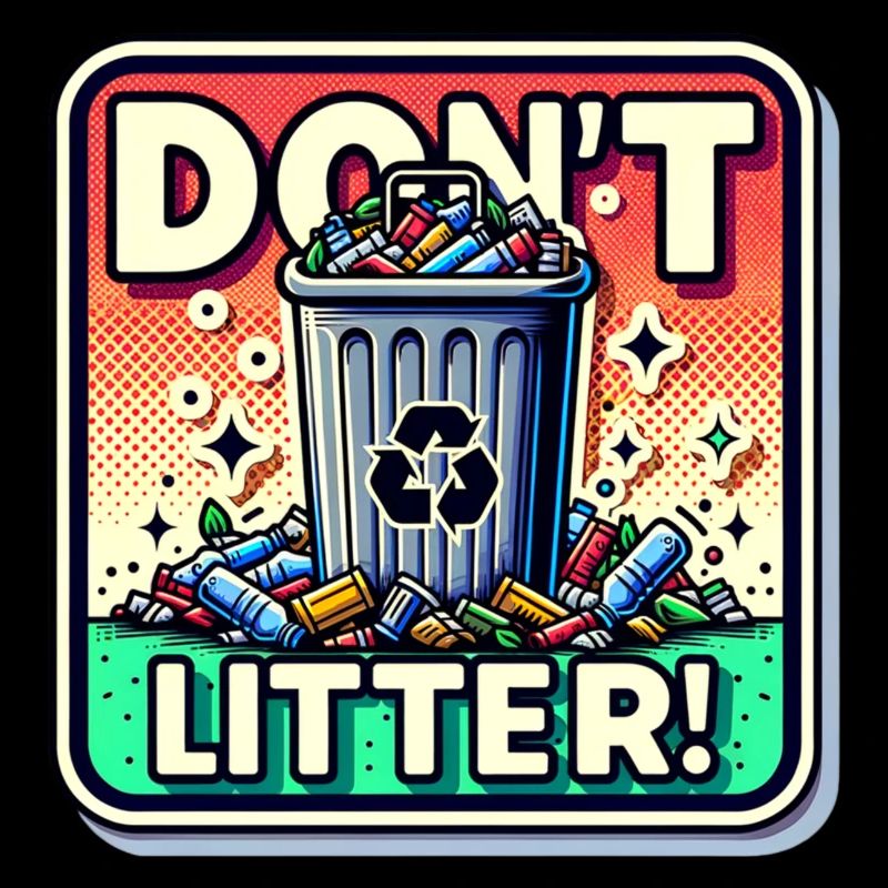 Anti-littering-slogan - Don't Litter