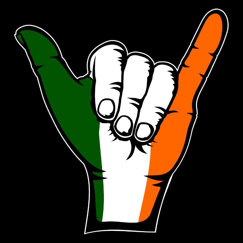 Drapeau de l’Irlande Symbole de surf