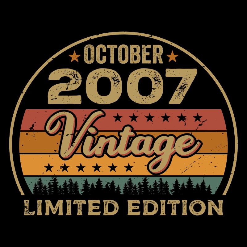 Vintage October 2007 Birthday Gift - 2007