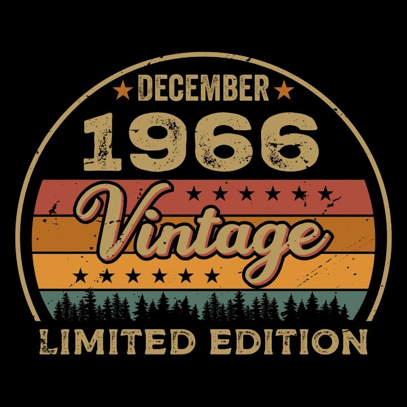 Anniversaire Décembre 1966 Cadeau Décembre 1966