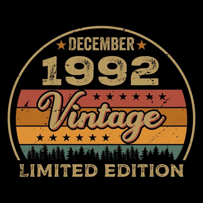 Anniversaire Décembre 1992 Cadeau Décembre 1992