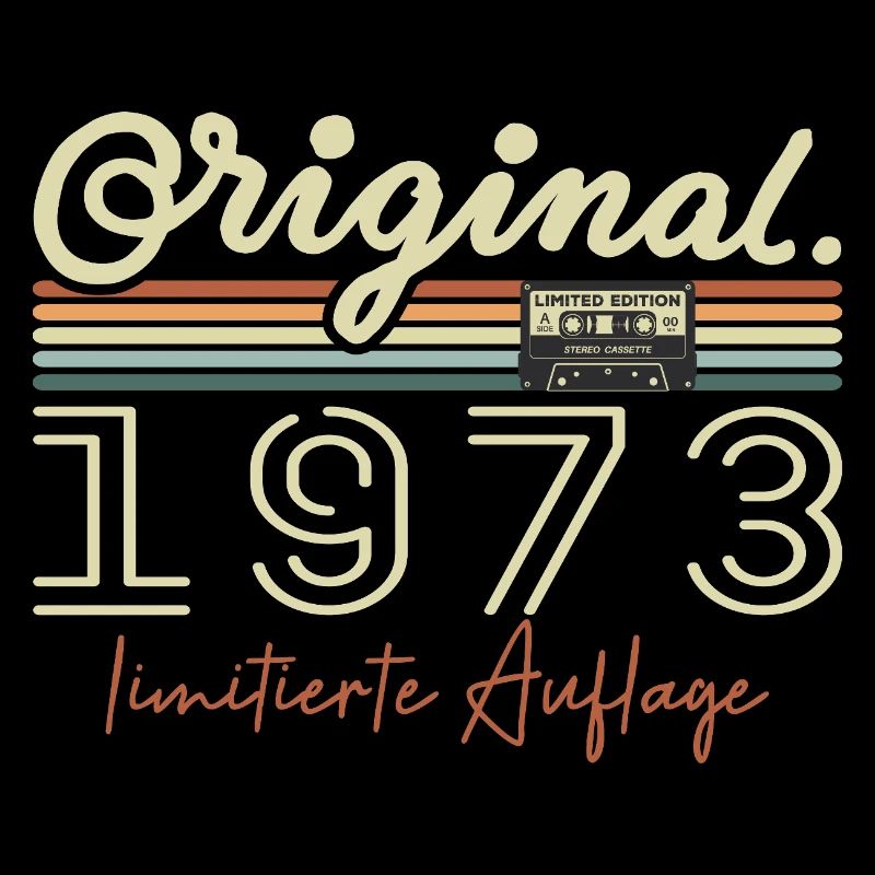 Original 1973 Vintage 1973 Geburtstag Retro 1973