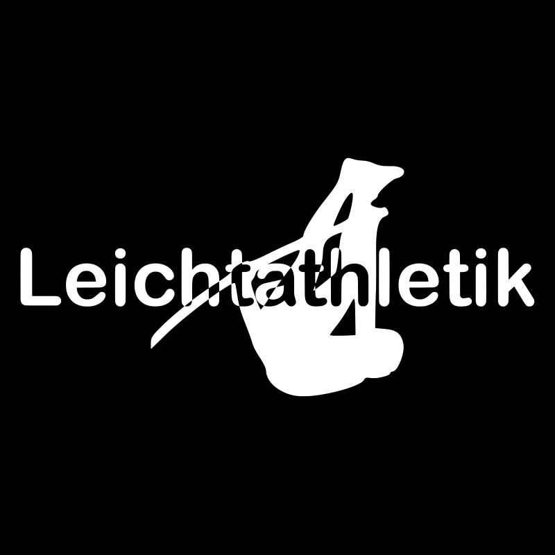 Athlétisme saut à la perche écriture au centre blanc