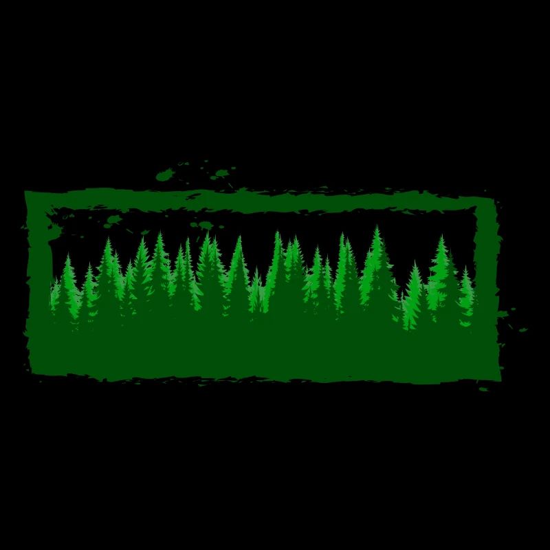 Rétro Forest Natural Tree Forester Lumberjack Coole