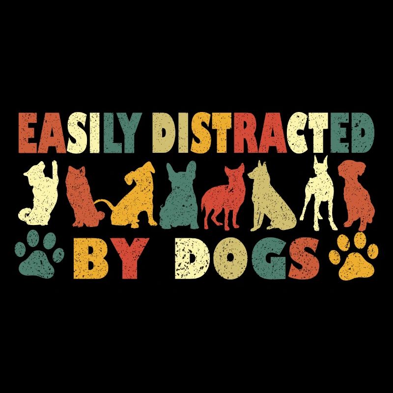 Facilement distrait par les chiens