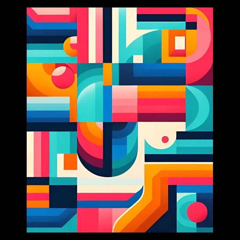 Fractal Symphony - Womens Boxy Tee Design.. Rêve