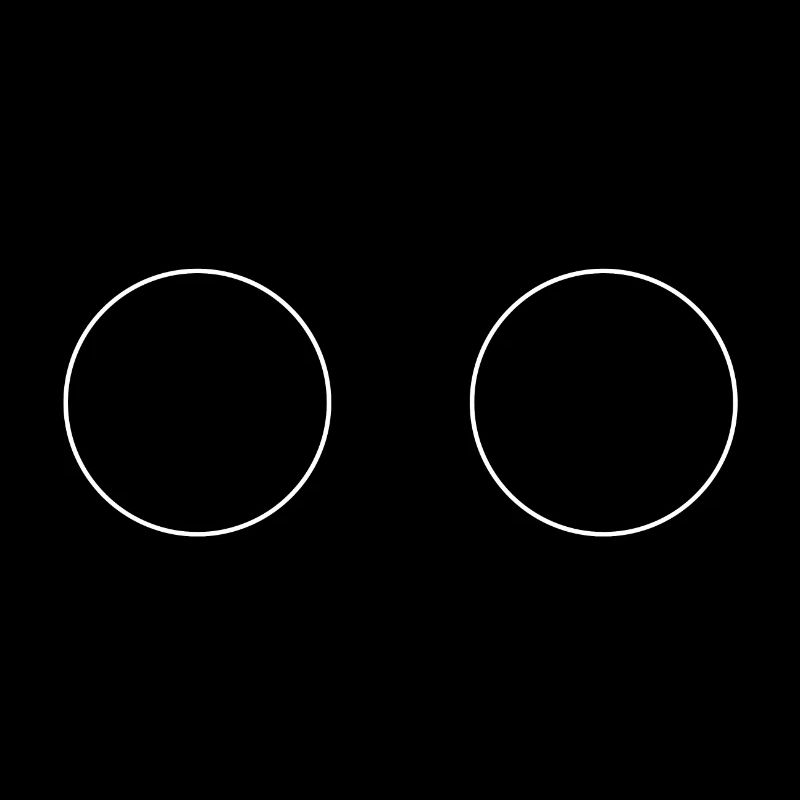 Don't look at my circles, pervert