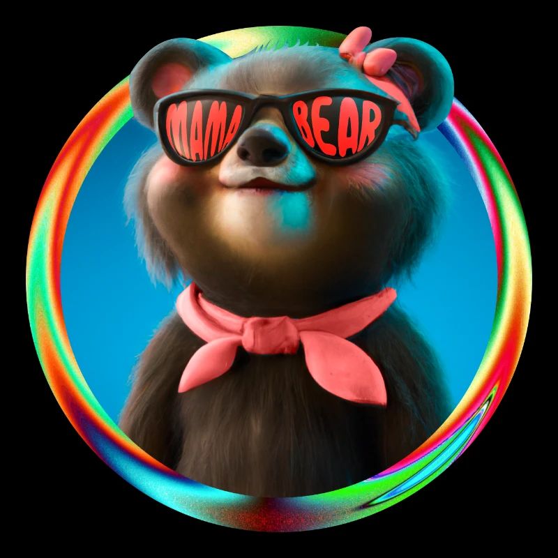 Mama Bär Mutter Frau Geschenk Eltern