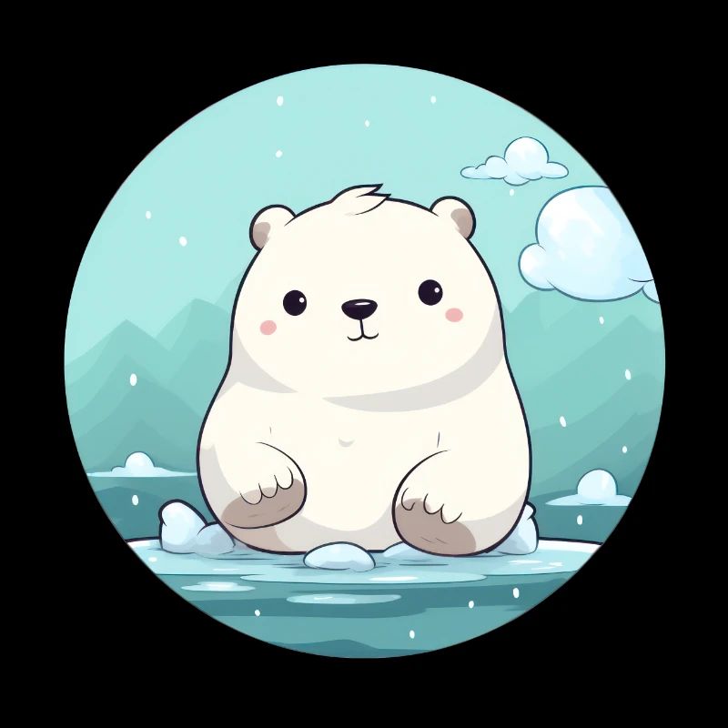 süßer kleiner Eisbär