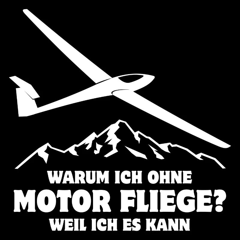 Warum ich ohne Motor fliege? Weil ich es kann