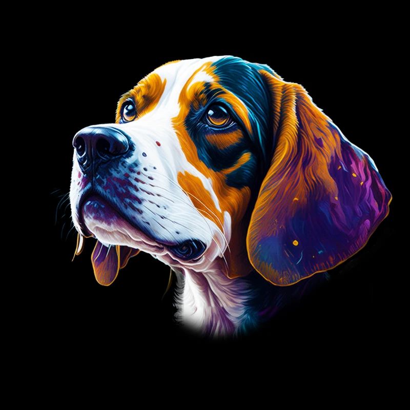 Beagle Abstract Art