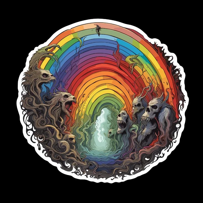 Rainbow / Demon / Monster / Weather / Horror
