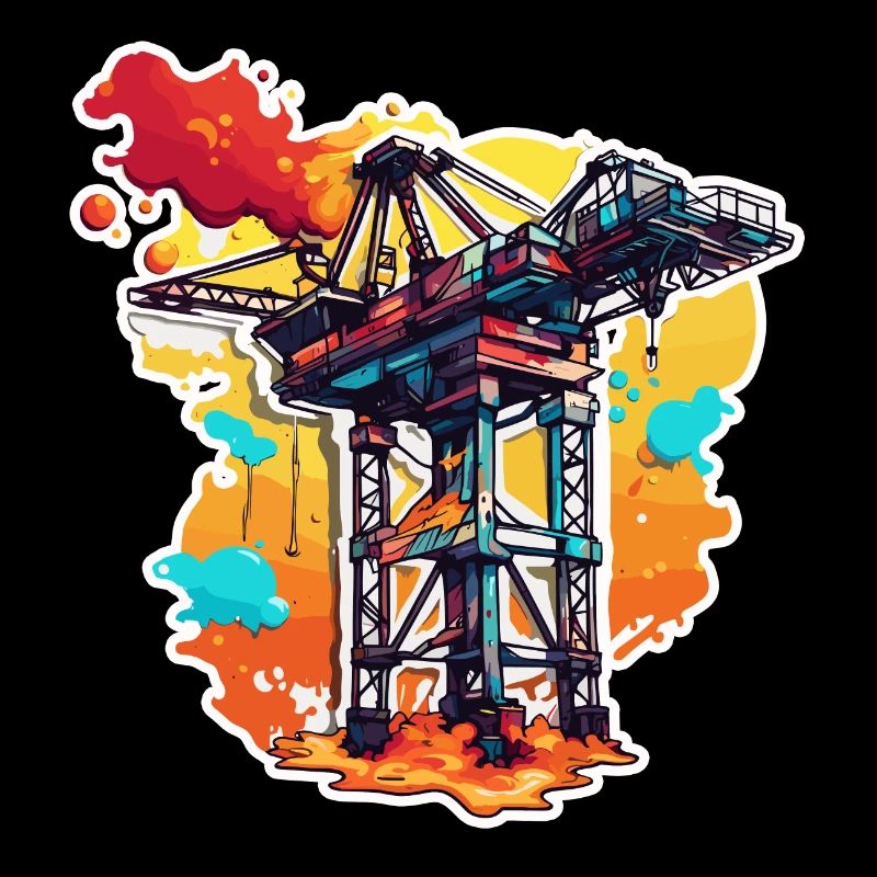 Crane / construction site / winch / crane system