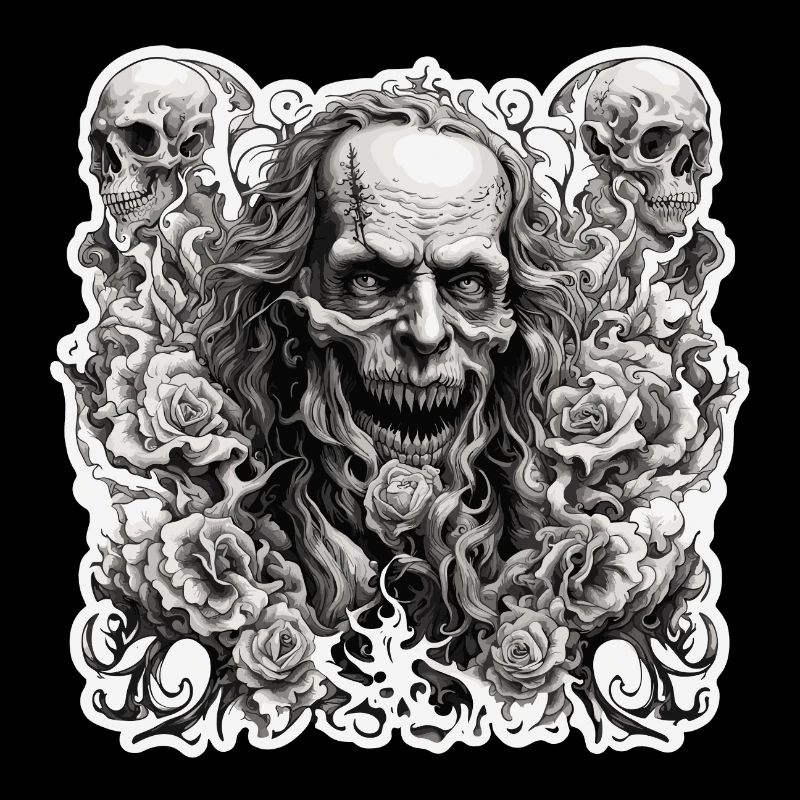 Skull / skull / skeleton / gothic / tattoo