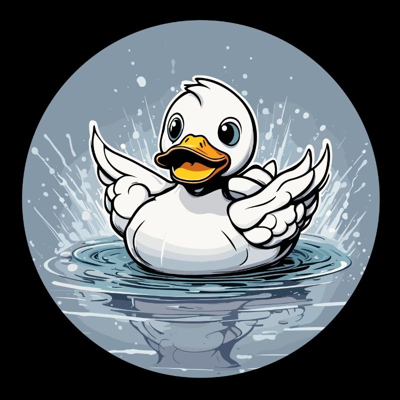 Rubber duck / rubber duck / water / bathtub