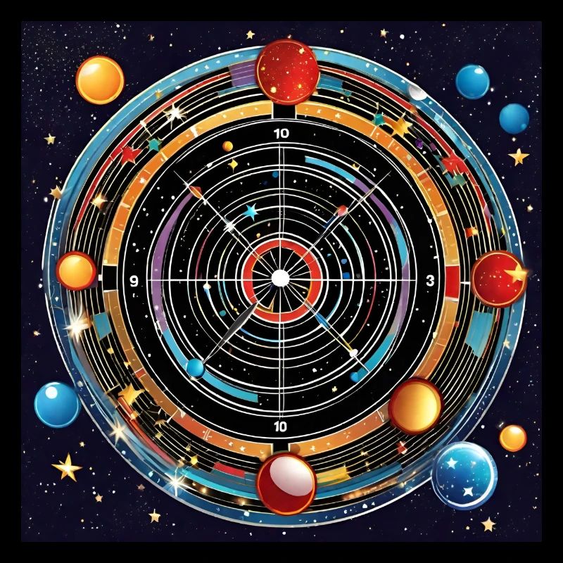 Planetary Precision - Galaxy Dartboard