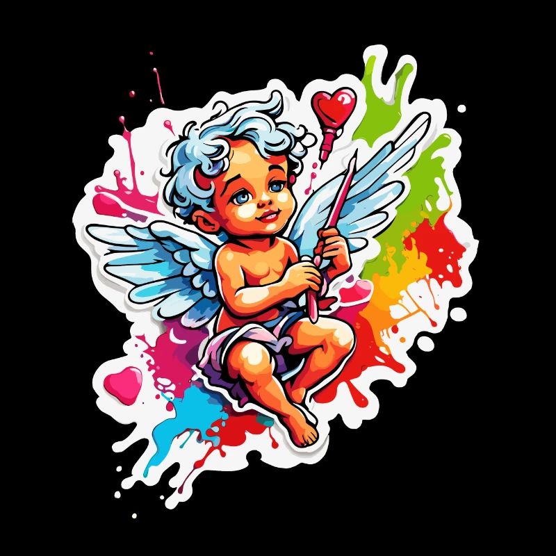 Cupidon / Amour / Flèche / Coeur / Saint Valentin