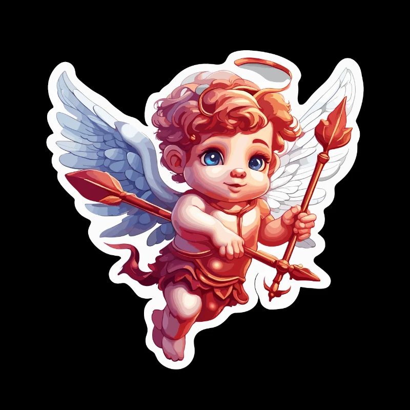 Cupidon / Amour / Flèche / Coeur / Saint Valentin
