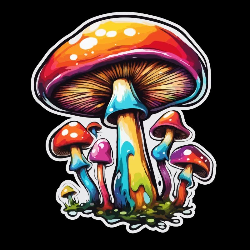 Champignon / Champignon / Prairie / Forêt / Goa / Psy